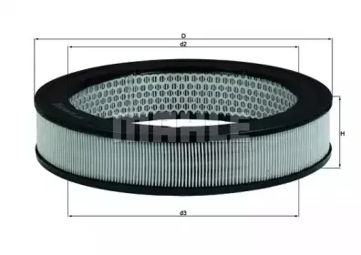 LX 8 KNECHT Воздушный фильтр