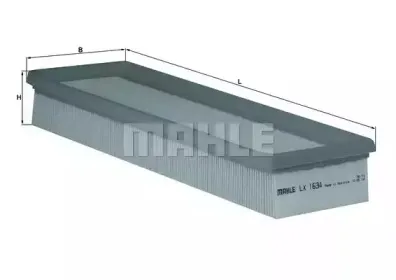 LX 1634 KNECHT Воздушный фильтр