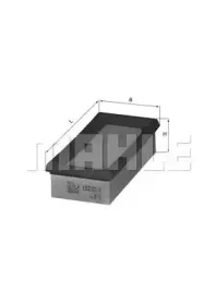 LX 152 KNECHT Воздушный фильтр