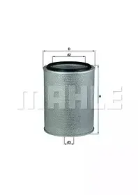 LX 631 KNECHT Воздушный фильтр