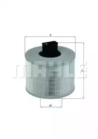 LX 1035 KNECHT Воздушный фильтр