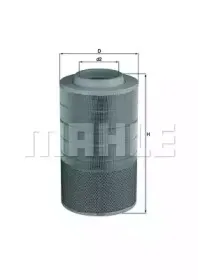 LX 1279 KNECHT Воздушный фильтр