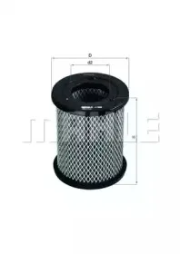 LX 2000 KNECHT Воздушный фильтр