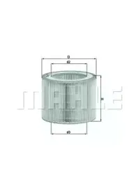 LX 3009 KNECHT Воздушный фильтр
