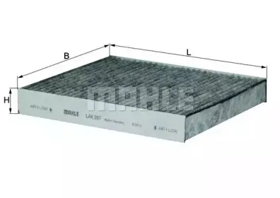 LAK 297 KNECHT Фильтр, воздух во внутренном пространстве