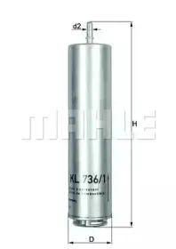 KL7361D KNECHT Топливный фильтр