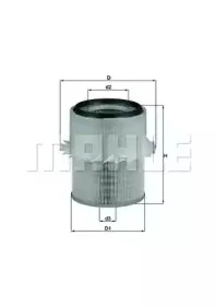 LX 673 KNECHT Воздушный фильтр