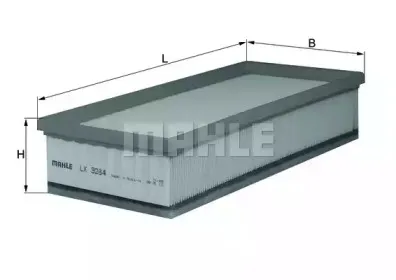 LX 3284 KNECHT Воздушный фильтр