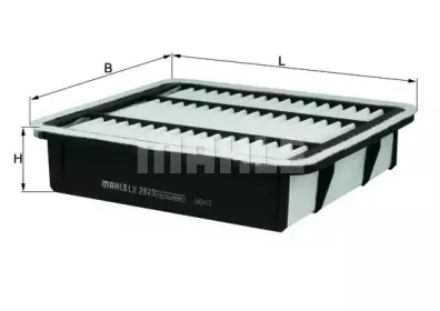 LX 2873 KNECHT Воздушный фильтр