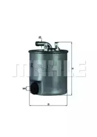 KL 174 KNECHT Топливный фильтр