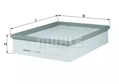 LX 537 KNECHT Воздушный фильтр