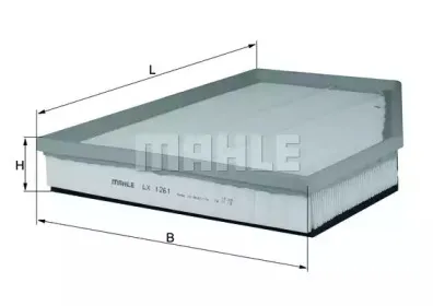 LX 1261 KNECHT Воздушный фильтр