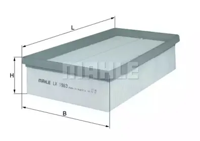 LX 1983 KNECHT Воздушный фильтр