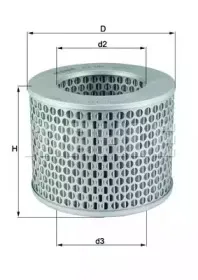 LX 186 KNECHT Воздушный фильтр