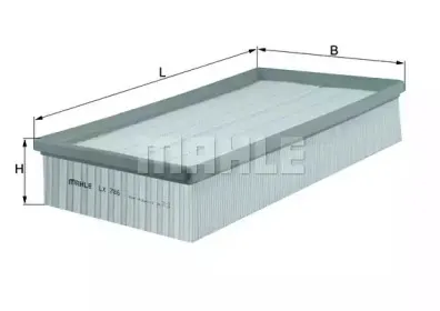 LX 786 KNECHT Воздушный фильтр