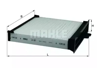 LA 227 KNECHT Фильтр, воздух во внутренном пространстве