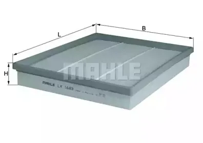 LX 1683 KNECHT Воздушный фильтр