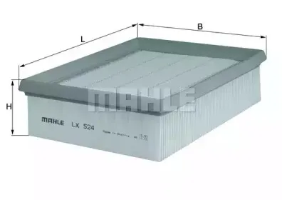 LX 524 KNECHT Воздушный фильтр