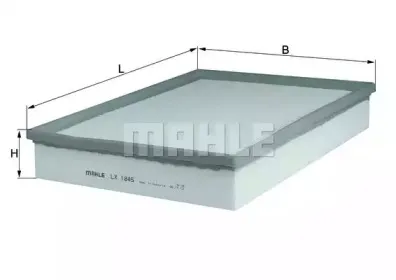 LX 1845 KNECHT Воздушный фильтр