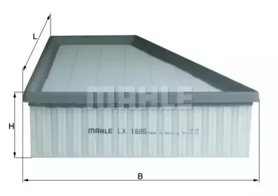 LX 1885 KNECHT Воздушный фильтр