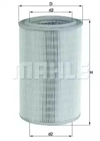 LX 955 KNECHT Воздушный фильтр