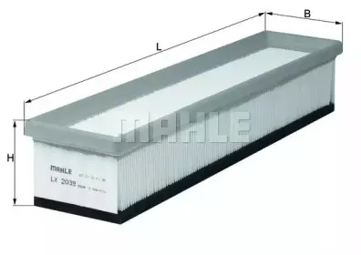 LX 2039 KNECHT Воздушный фильтр