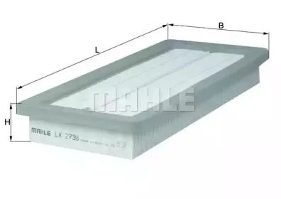 LX 2738 KNECHT Воздушный фильтр