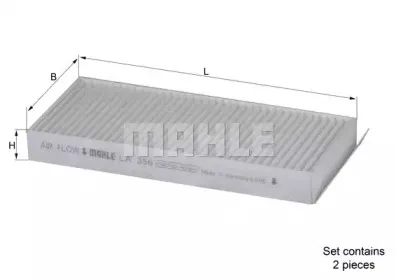 LA356S KNECHT Фильтр, воздух во внутренном пространстве