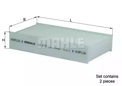 LA873S KNECHT Фильтр, воздух во внутренном пространстве