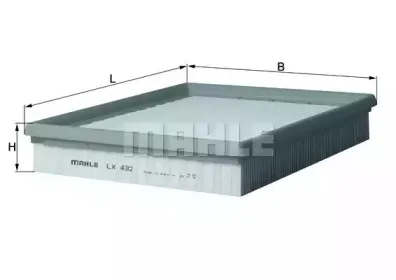 LX 432 KNECHT Воздушный фильтр