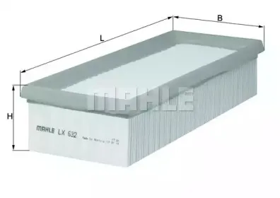 LX 632 KNECHT Воздушный фильтр