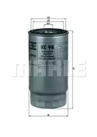 KC 98 KNECHT Топливный фильтр