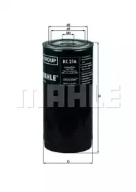 KC216 KNECHT Топливный фильтр