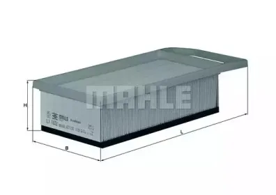 LX 1658 KNECHT Воздушный фильтр