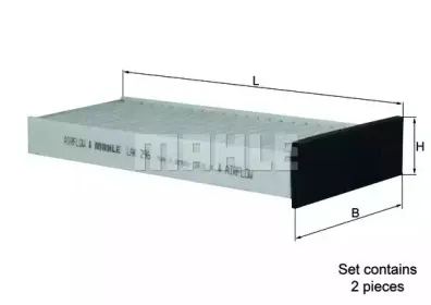 LAK296S KNECHT Фильтр, воздух во внутренном пространстве