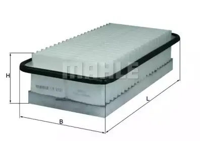 LX 3187 KNECHT Воздушный фильтр