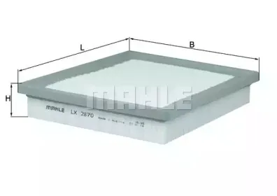 LX 2870 KNECHT Воздушный фильтр