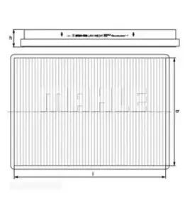 LA 44 KNECHT Фильтр, воздух во внутренном пространстве