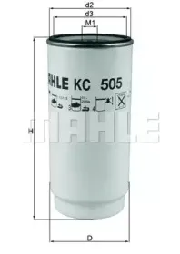 KC 505D KNECHT Топливный фильтр