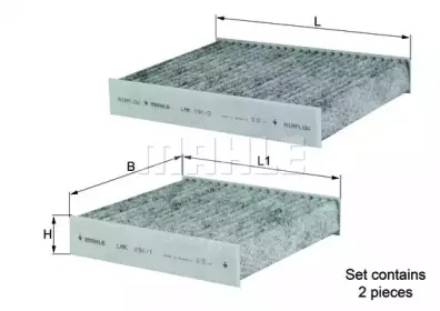 LAK191S KNECHT Фильтр, воздух во внутренном пространстве