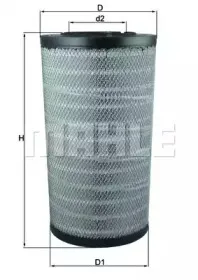 LX 2838 KNECHT Воздушный фильтр