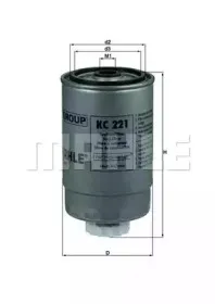 KC 221 KNECHT Топливный фильтр