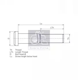 440109 DT Spare Parts Болт крепления колеса