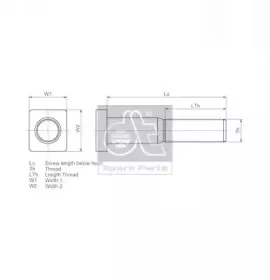 265103 DT Spare Parts Болт крепления колеса