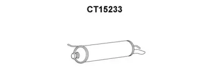 CT15233 VENEPORTE Глушитель выхлопных газов конечный
