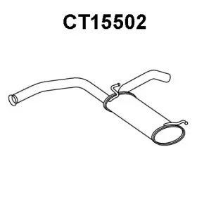 CT15502 VENEPORTE Глушитель выхлопных газов конечный