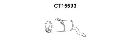 CT15593 VENEPORTE Глушитель выхлопных газов конечный