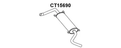 CT15690 VENEPORTE Глушитель выхлопных газов конечный