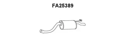 FA25389 VENEPORTE Глушитель выхлопных газов конечный