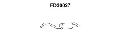 FD30027 VENEPORTE Глушитель выхлопных газов конечный